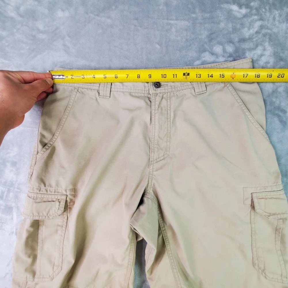 The North Face Cargo Shorts Men's 36 Outdoor Hiking Casual Beige‎ Shorts Vintage